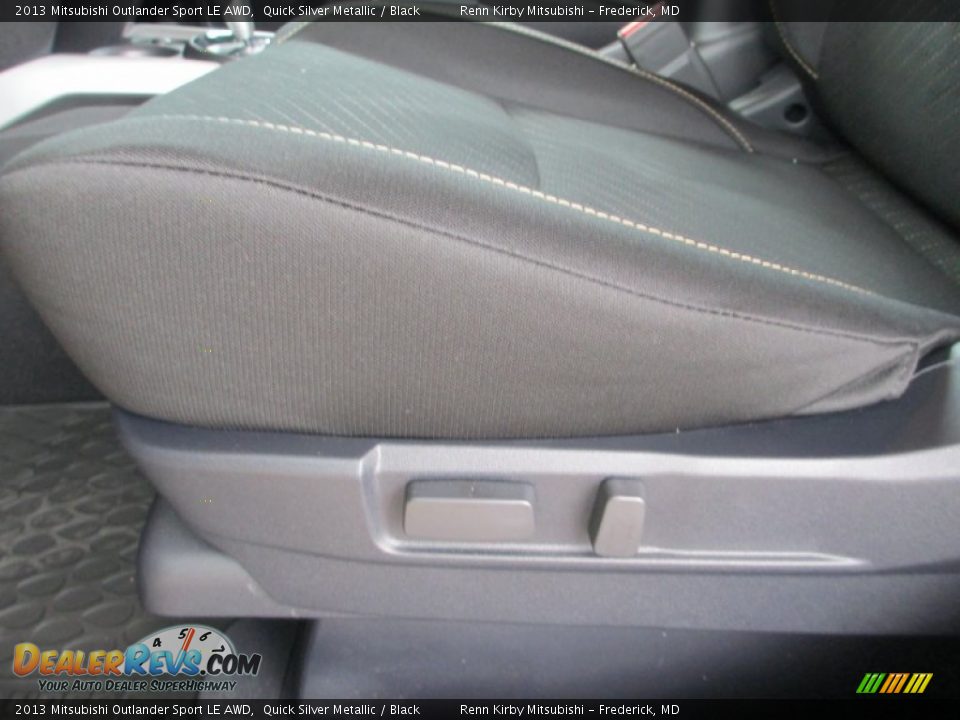 2013 Mitsubishi Outlander Sport LE AWD Quick Silver Metallic / Black Photo #12