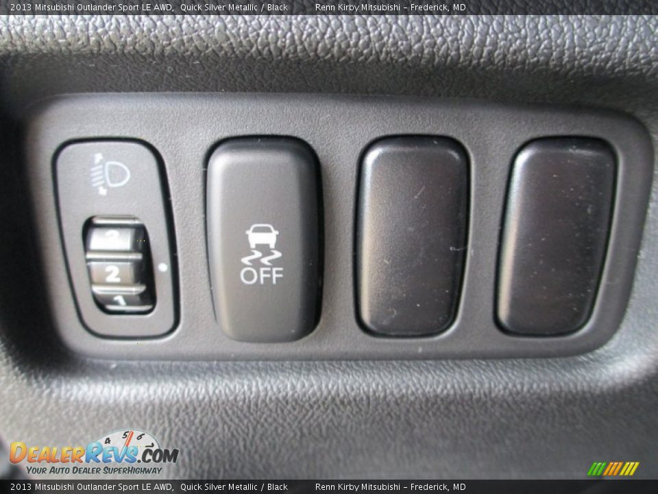 Controls of 2013 Mitsubishi Outlander Sport LE AWD Photo #16