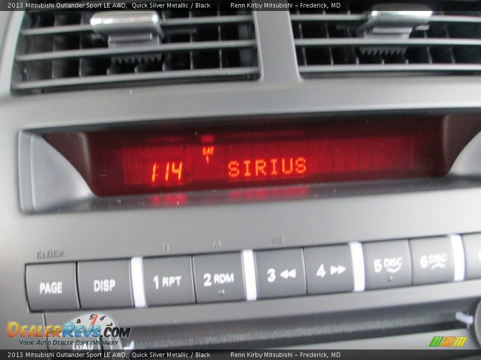 2013 Mitsubishi Outlander Sport LE AWD Quick Silver Metallic / Black Photo #22