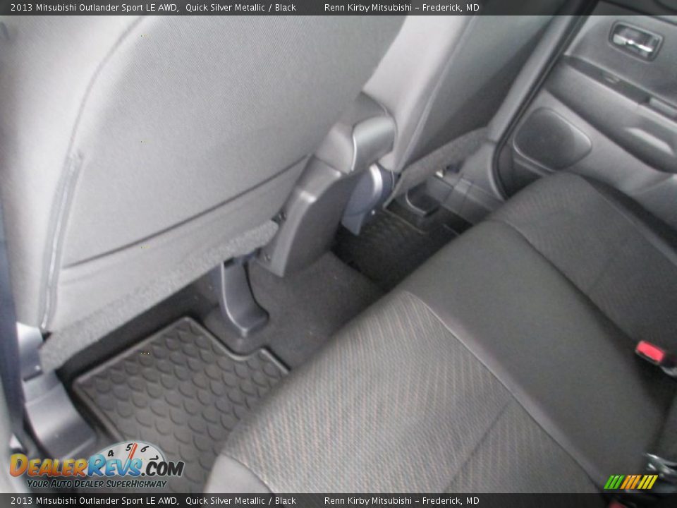 2013 Mitsubishi Outlander Sport LE AWD Quick Silver Metallic / Black Photo #27