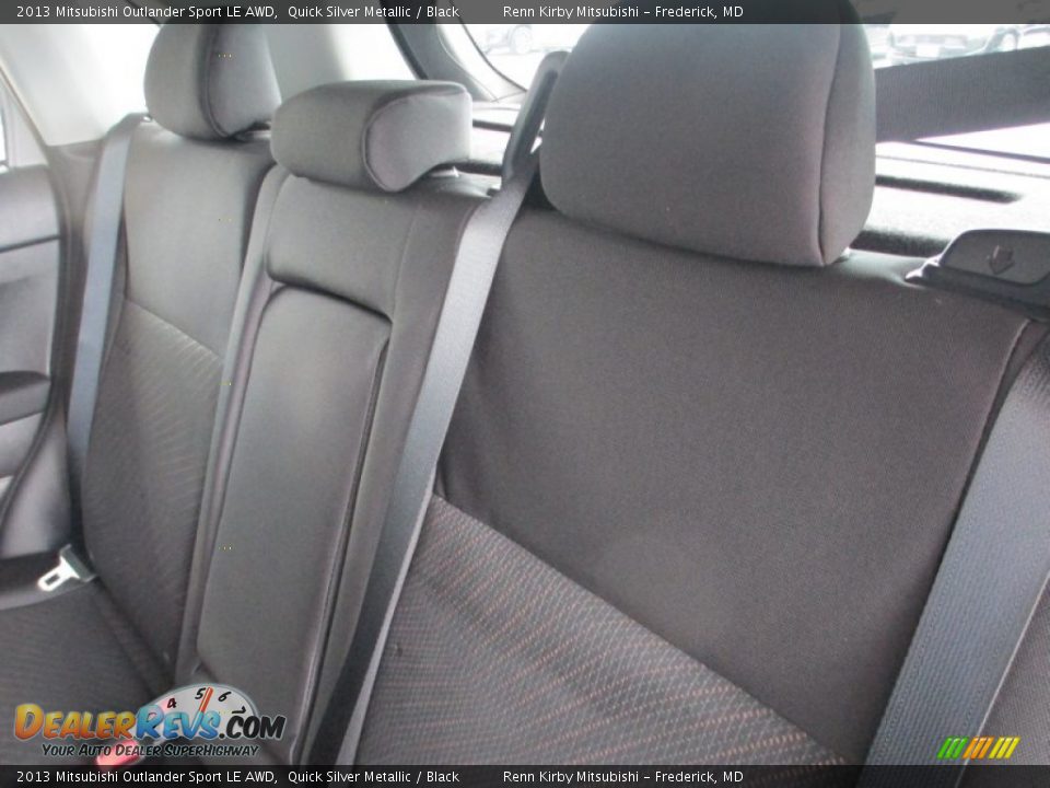 2013 Mitsubishi Outlander Sport LE AWD Quick Silver Metallic / Black Photo #28