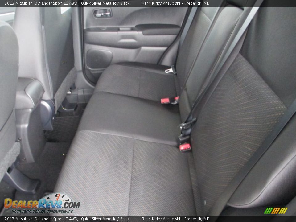 Rear Seat of 2013 Mitsubishi Outlander Sport LE AWD Photo #29