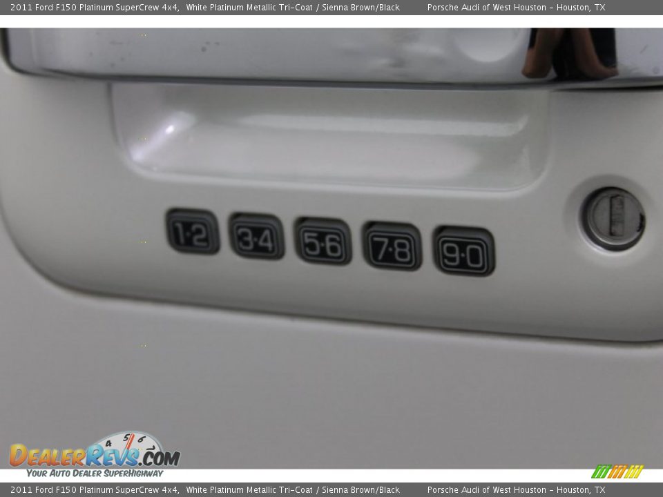2011 Ford F150 Platinum SuperCrew 4x4 White Platinum Metallic Tri-Coat / Sienna Brown/Black Photo #11
