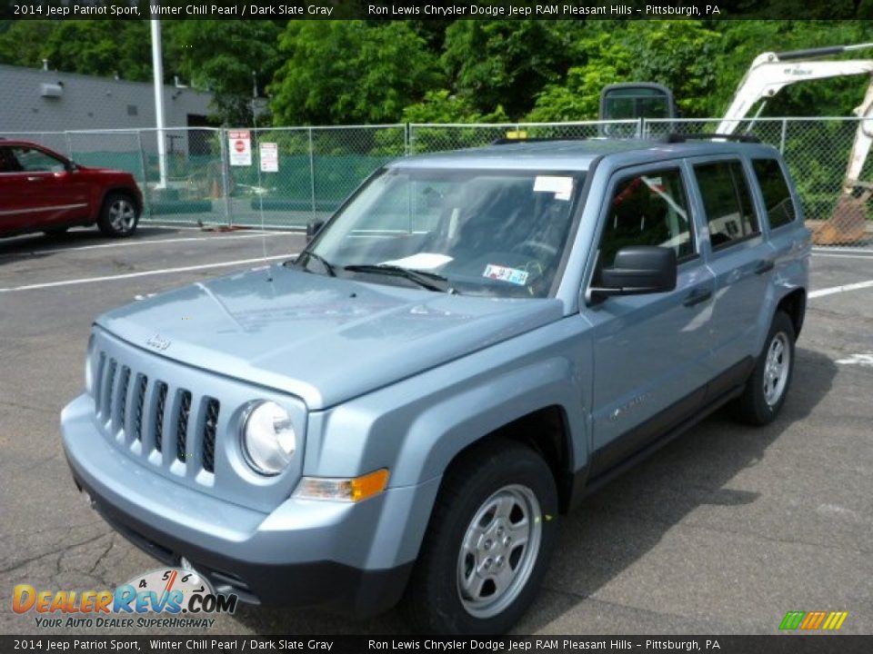 2014 Jeep Patriot Sport Winter Chill Pearl / Dark Slate Gray Photo #1