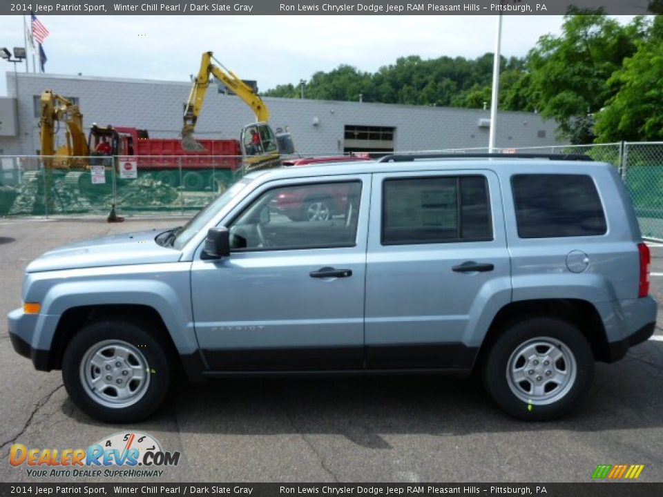 2014 Jeep Patriot Sport Winter Chill Pearl / Dark Slate Gray Photo #2