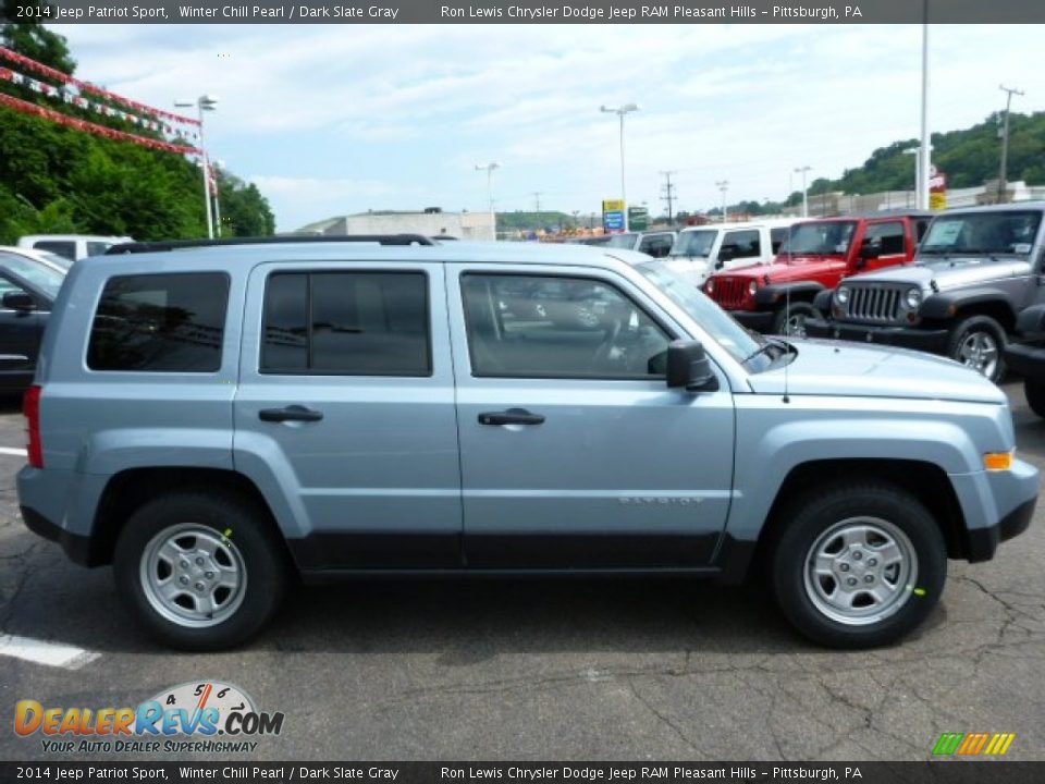 2014 Jeep Patriot Sport Winter Chill Pearl / Dark Slate Gray Photo #6