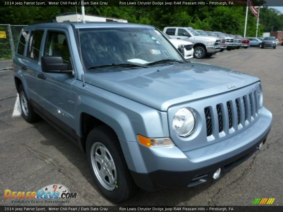 2014 Jeep Patriot Sport Winter Chill Pearl / Dark Slate Gray Photo #9