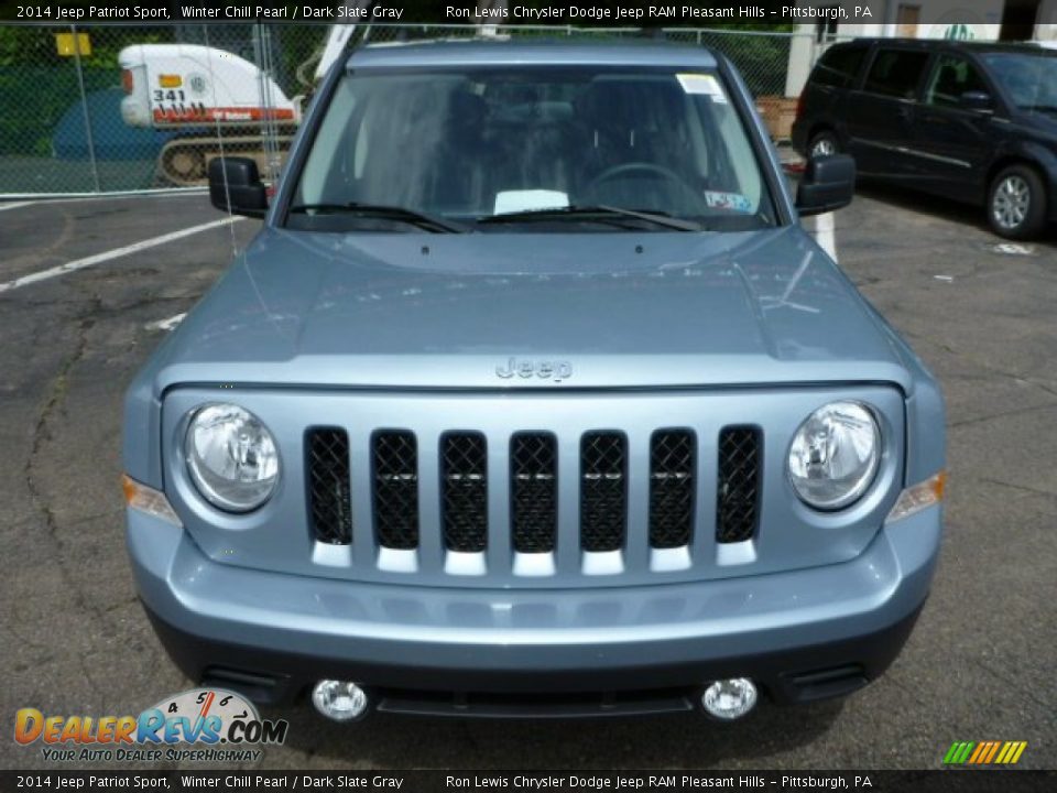 2014 Jeep Patriot Sport Winter Chill Pearl / Dark Slate Gray Photo #10