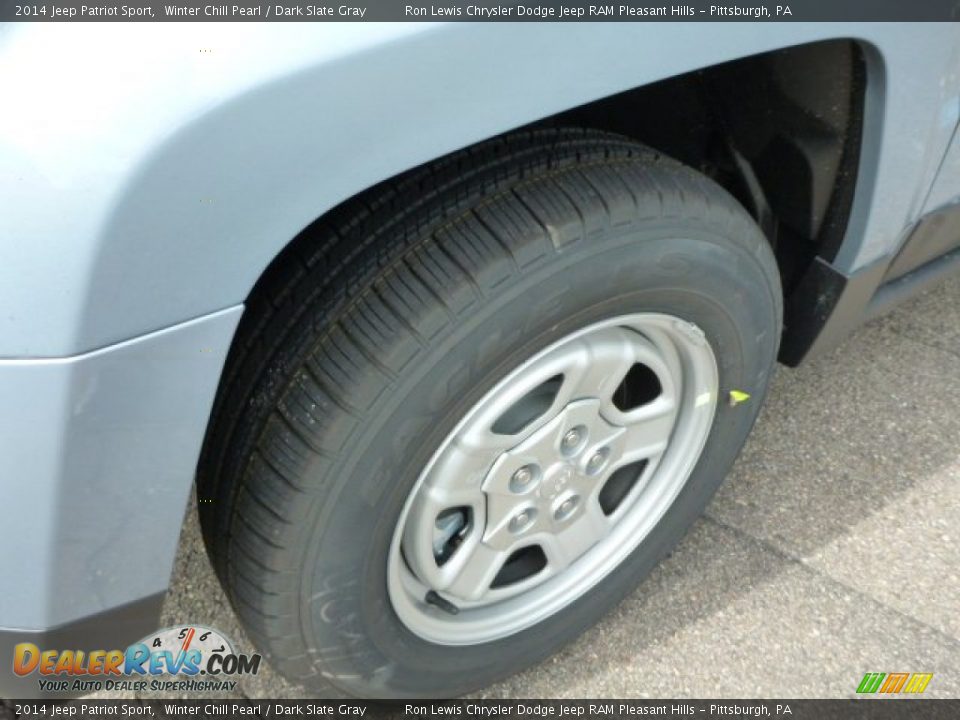 2014 Jeep Patriot Sport Winter Chill Pearl / Dark Slate Gray Photo #11