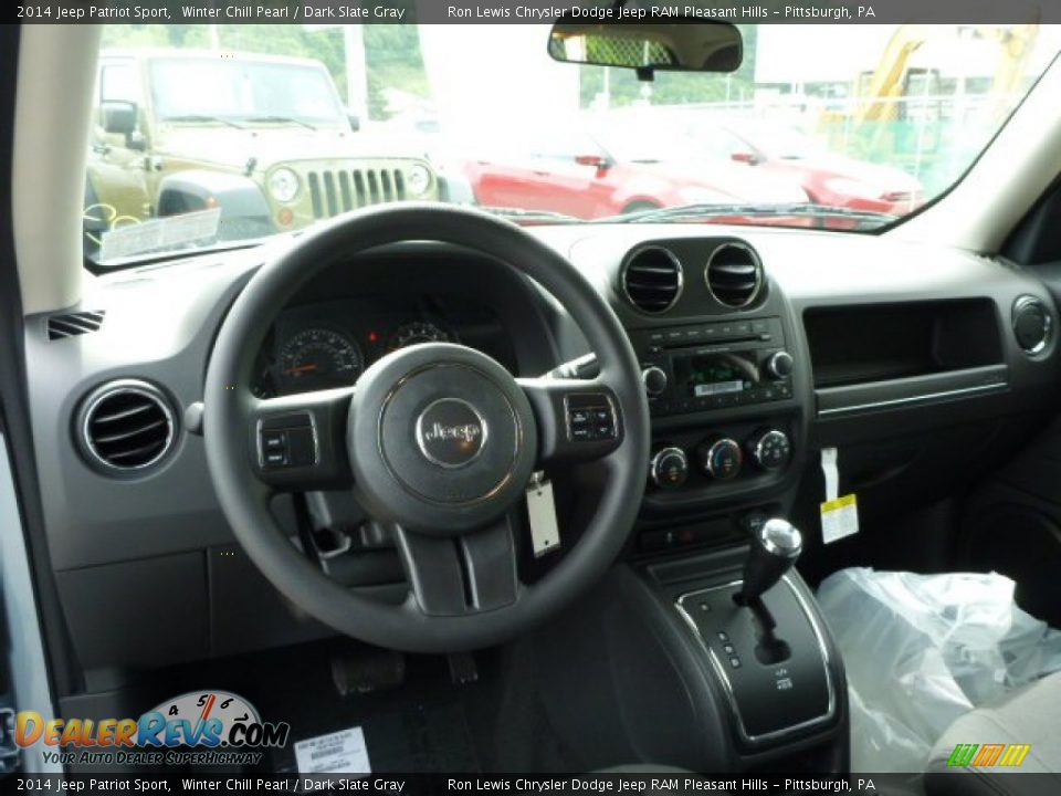 2014 Jeep Patriot Sport Winter Chill Pearl / Dark Slate Gray Photo #14
