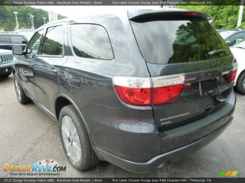 2013 Dodge Durango Rallye AWD Maximum Steel Metallic / Black Photo #3