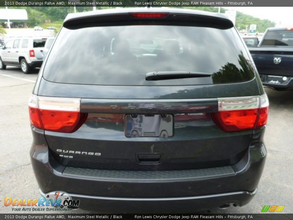 2013 Dodge Durango Rallye AWD Maximum Steel Metallic / Black Photo #4