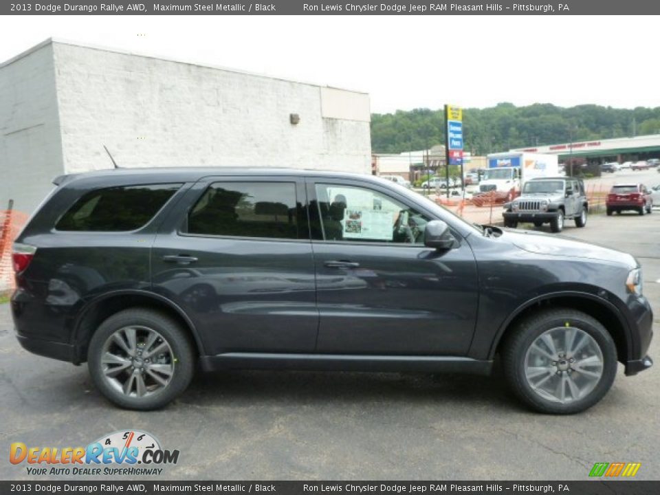 2013 Dodge Durango Rallye AWD Maximum Steel Metallic / Black Photo #6