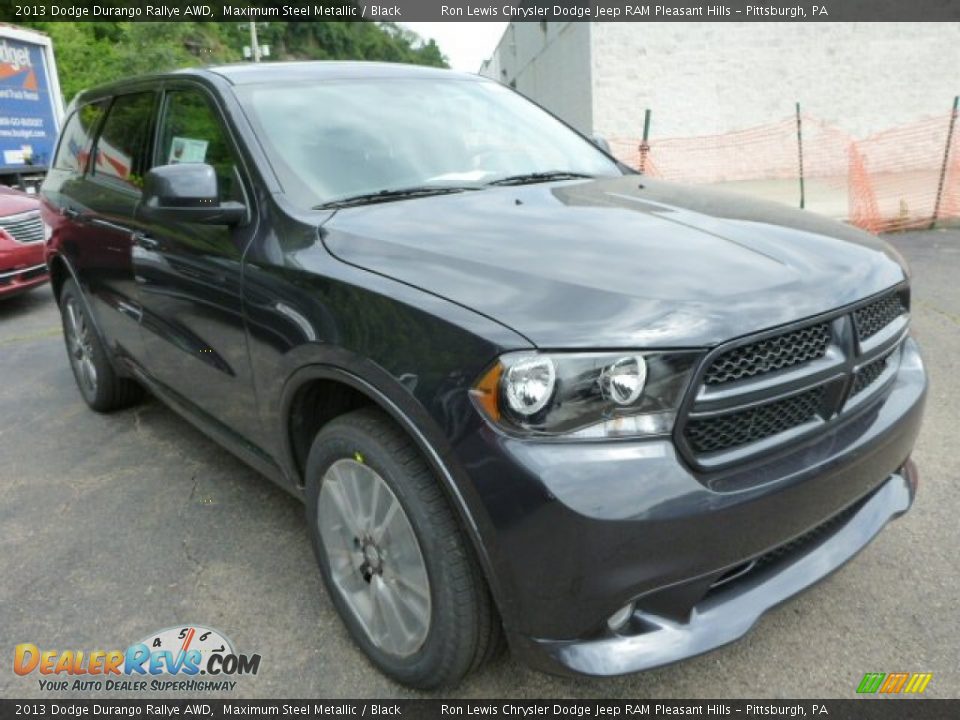 2013 Dodge Durango Rallye AWD Maximum Steel Metallic / Black Photo #7