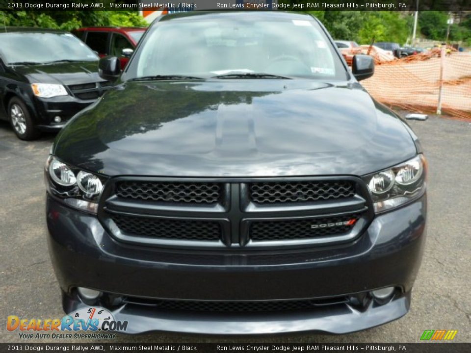 2013 Dodge Durango Rallye AWD Maximum Steel Metallic / Black Photo #8