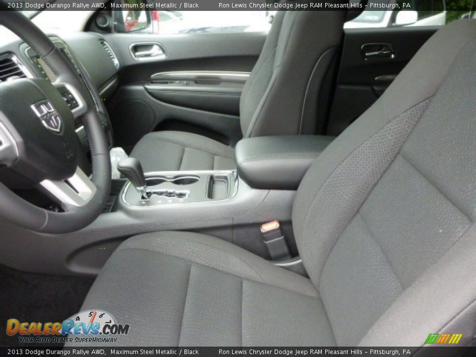 2013 Dodge Durango Rallye AWD Maximum Steel Metallic / Black Photo #10