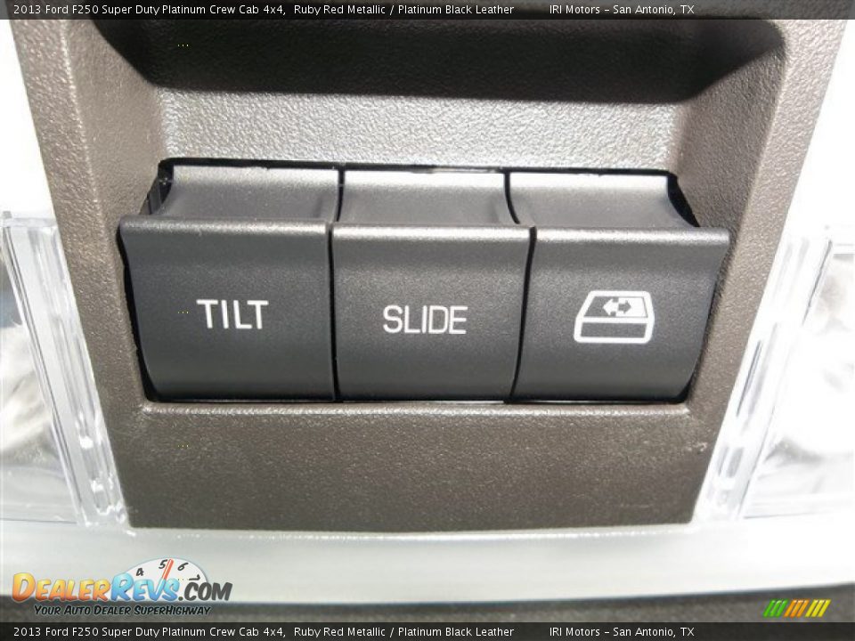 2013 Ford F250 Super Duty Platinum Crew Cab 4x4 Ruby Red Metallic / Platinum Black Leather Photo #27