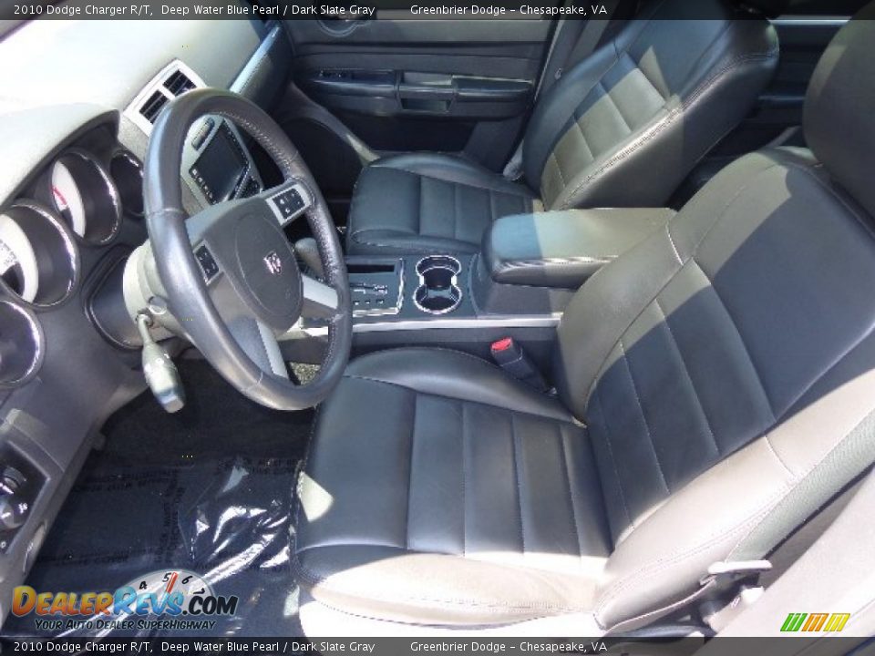 2010 Dodge Charger R/T Deep Water Blue Pearl / Dark Slate Gray Photo #11