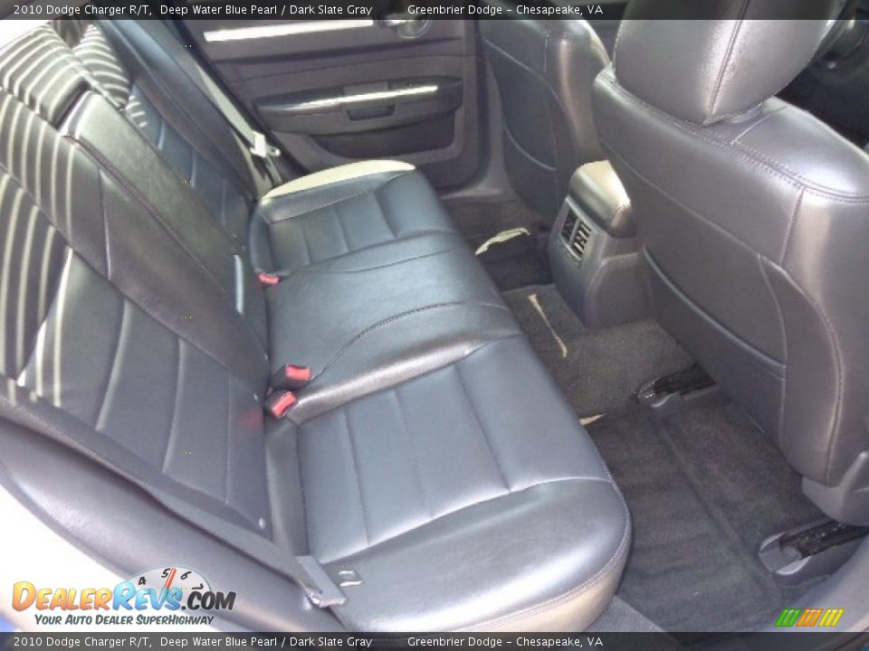 2010 Dodge Charger R/T Deep Water Blue Pearl / Dark Slate Gray Photo #14