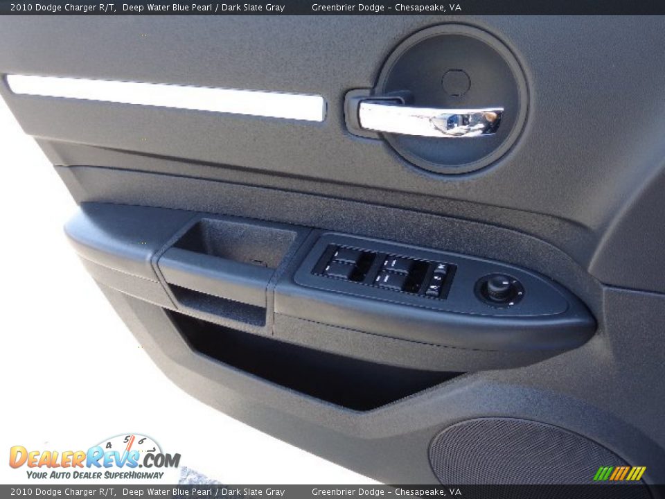 2010 Dodge Charger R/T Deep Water Blue Pearl / Dark Slate Gray Photo #17