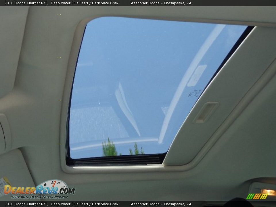 2010 Dodge Charger R/T Deep Water Blue Pearl / Dark Slate Gray Photo #18