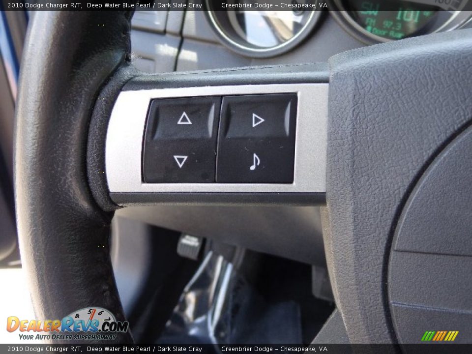 2010 Dodge Charger R/T Deep Water Blue Pearl / Dark Slate Gray Photo #23