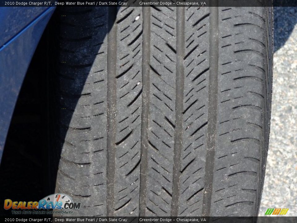 2010 Dodge Charger R/T Deep Water Blue Pearl / Dark Slate Gray Photo #26