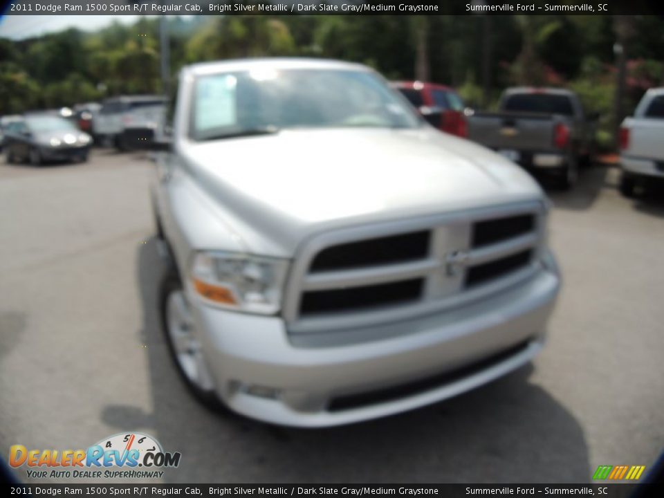 2011 Dodge Ram 1500 Sport R/T Regular Cab Bright Silver Metallic / Dark Slate Gray/Medium Graystone Photo #1