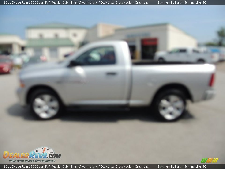 2011 Dodge Ram 1500 Sport R/T Regular Cab Bright Silver Metallic / Dark Slate Gray/Medium Graystone Photo #2
