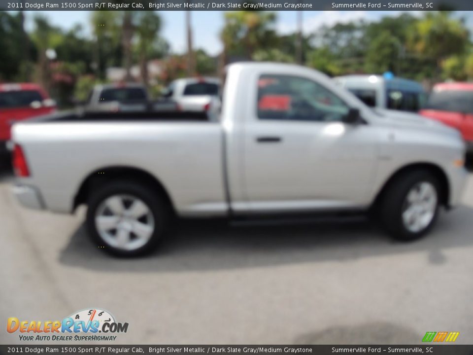 2011 Dodge Ram 1500 Sport R/T Regular Cab Bright Silver Metallic / Dark Slate Gray/Medium Graystone Photo #6