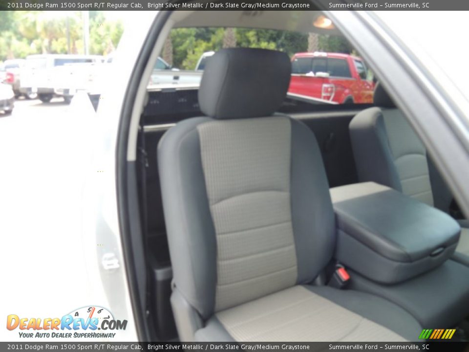 2011 Dodge Ram 1500 Sport R/T Regular Cab Bright Silver Metallic / Dark Slate Gray/Medium Graystone Photo #7
