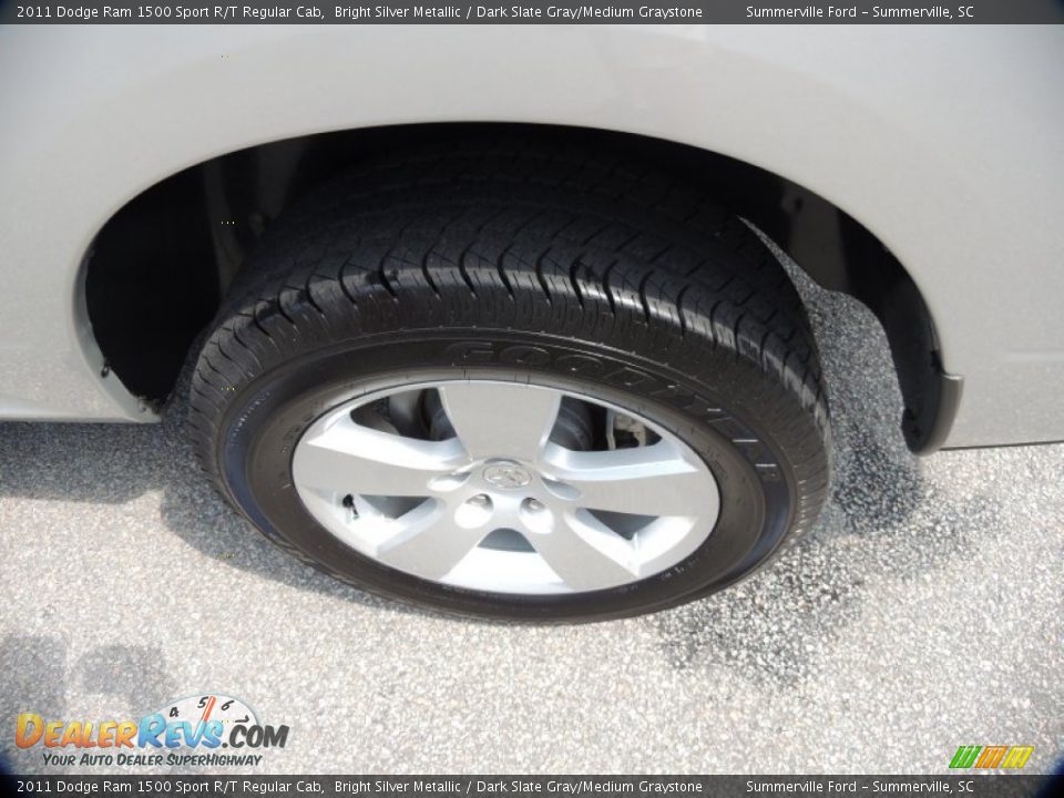 2011 Dodge Ram 1500 Sport R/T Regular Cab Bright Silver Metallic / Dark Slate Gray/Medium Graystone Photo #12