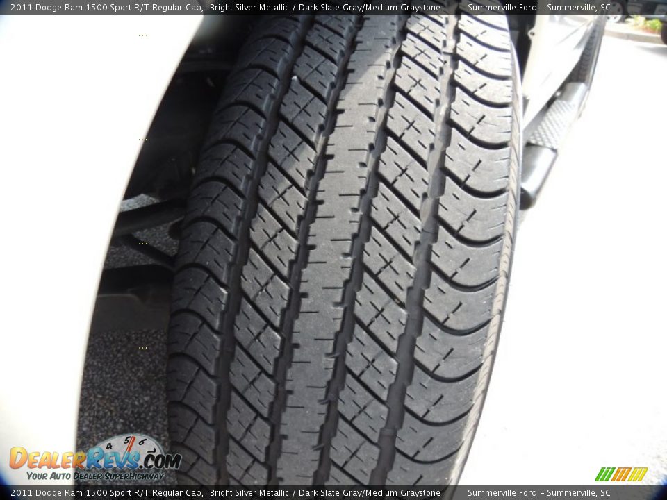 2011 Dodge Ram 1500 Sport R/T Regular Cab Bright Silver Metallic / Dark Slate Gray/Medium Graystone Photo #13