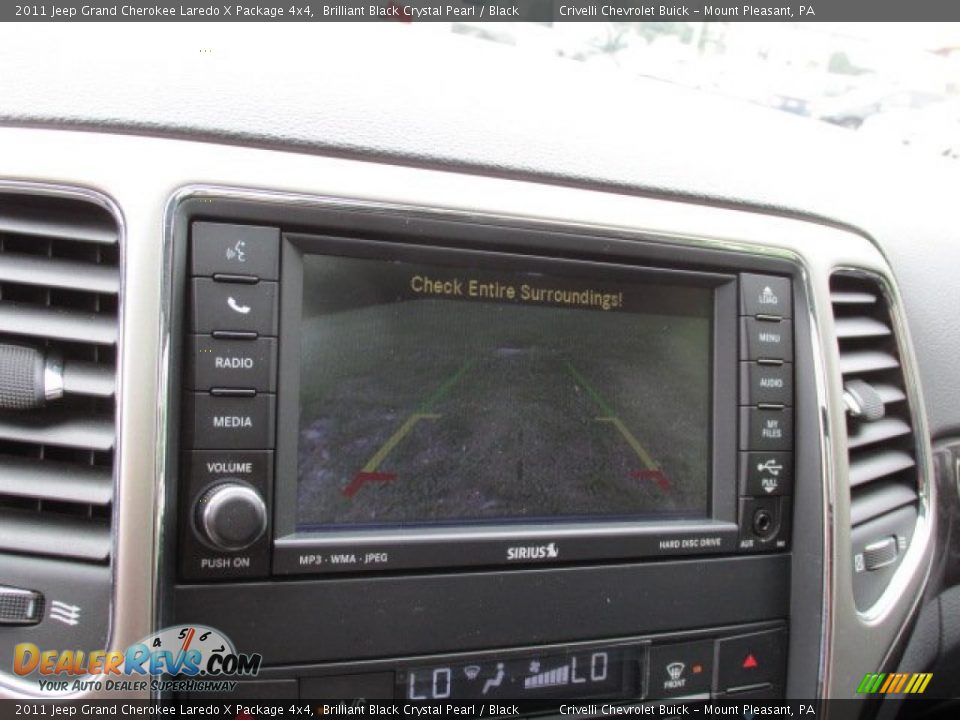 2011 Jeep Grand Cherokee Laredo X Package 4x4 Brilliant Black Crystal Pearl / Black Photo #23