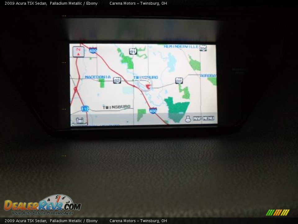 2009 Acura TSX Sedan Palladium Metallic / Ebony Photo #2