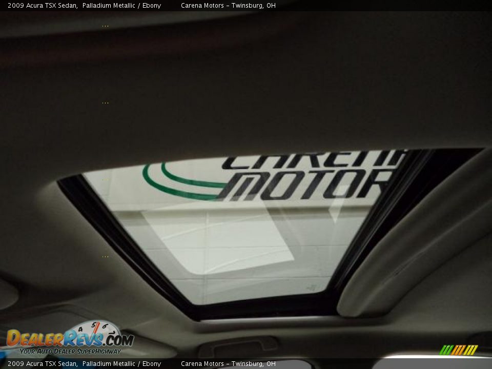 2009 Acura TSX Sedan Palladium Metallic / Ebony Photo #4