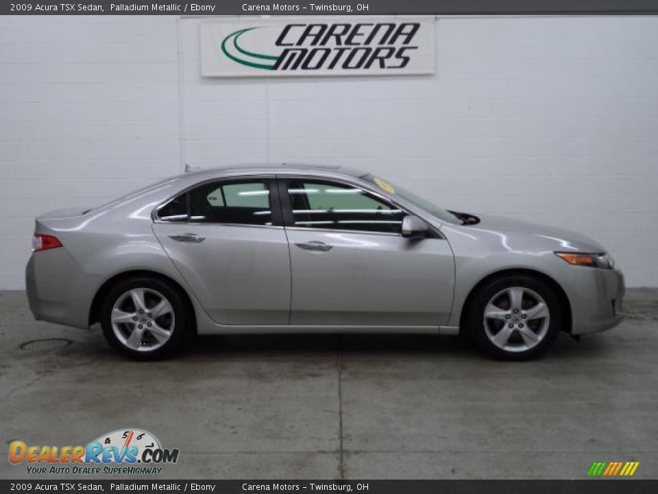 2009 Acura TSX Sedan Palladium Metallic / Ebony Photo #5