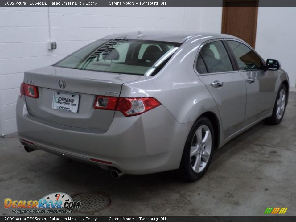 2009 Acura TSX Sedan Palladium Metallic / Ebony Photo #7
