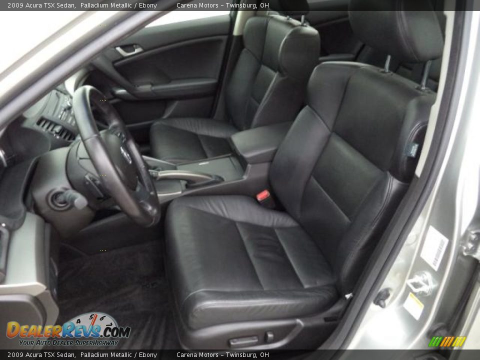 2009 Acura TSX Sedan Palladium Metallic / Ebony Photo #8