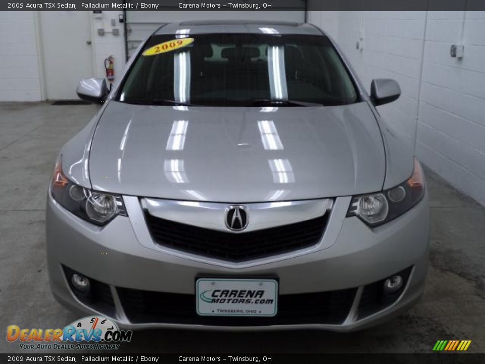 2009 Acura TSX Sedan Palladium Metallic / Ebony Photo #10