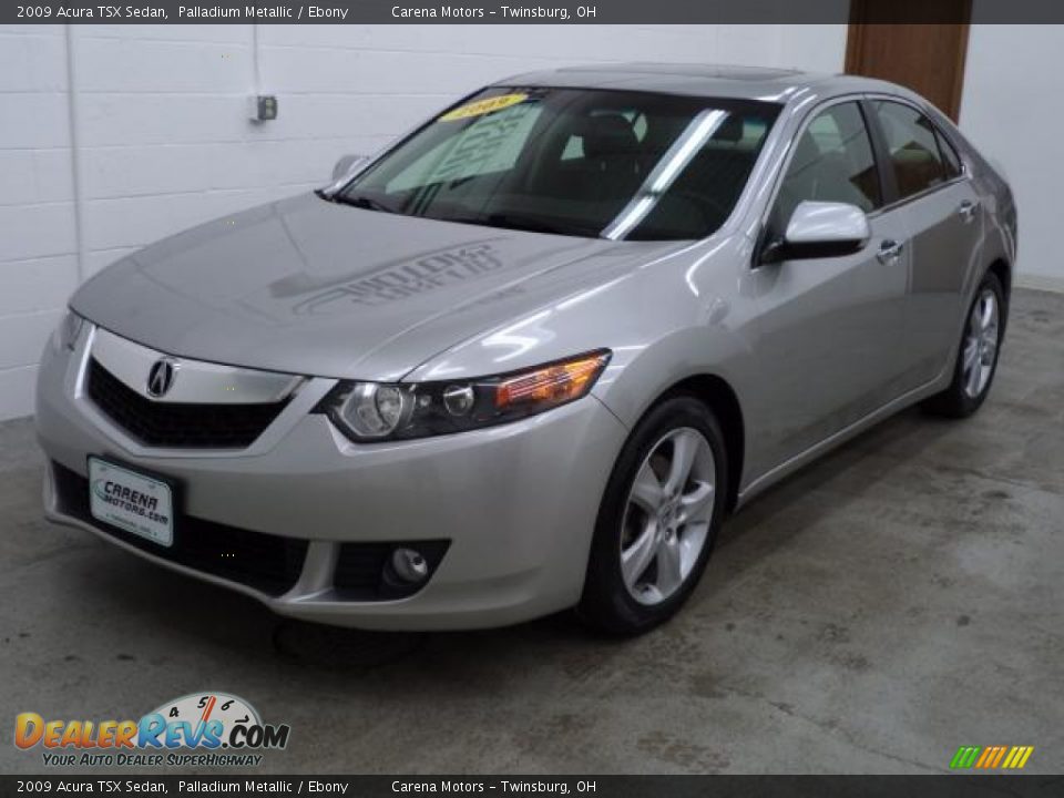 2009 Acura TSX Sedan Palladium Metallic / Ebony Photo #13