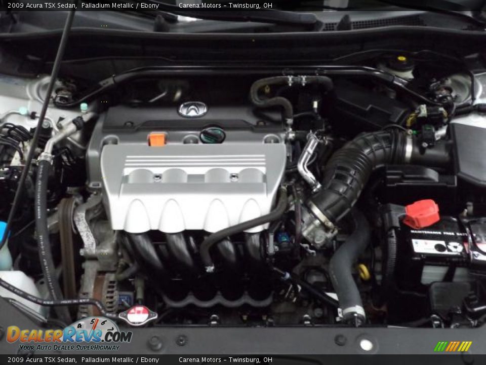 2009 Acura TSX Sedan Palladium Metallic / Ebony Photo #14