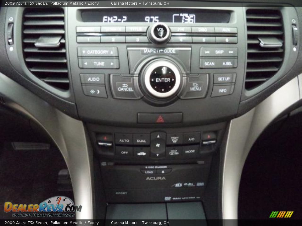 2009 Acura TSX Sedan Palladium Metallic / Ebony Photo #15