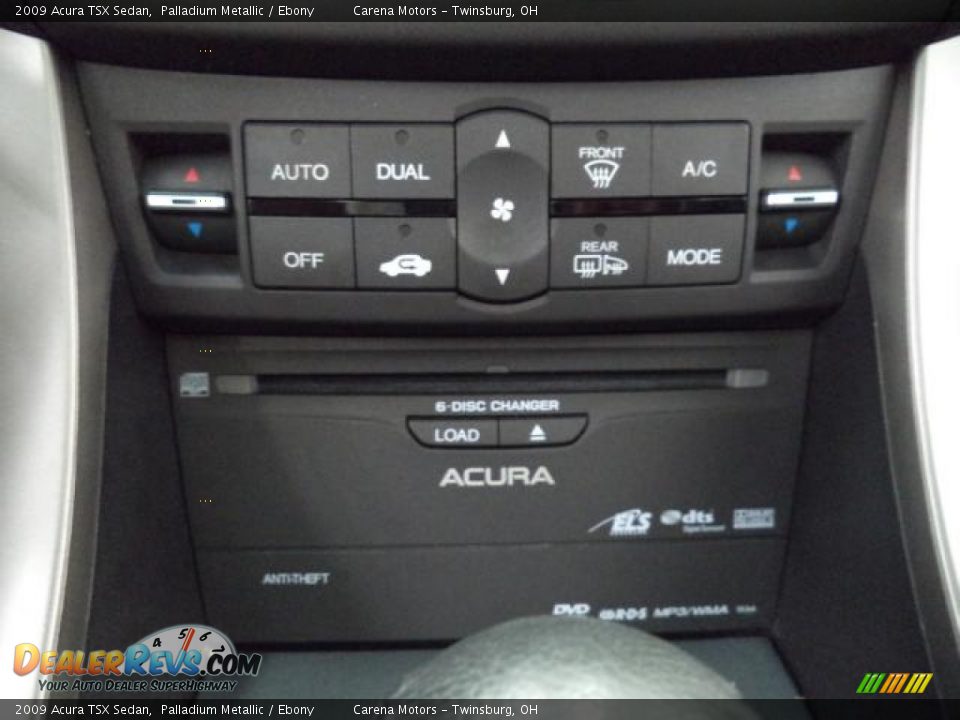 2009 Acura TSX Sedan Palladium Metallic / Ebony Photo #16