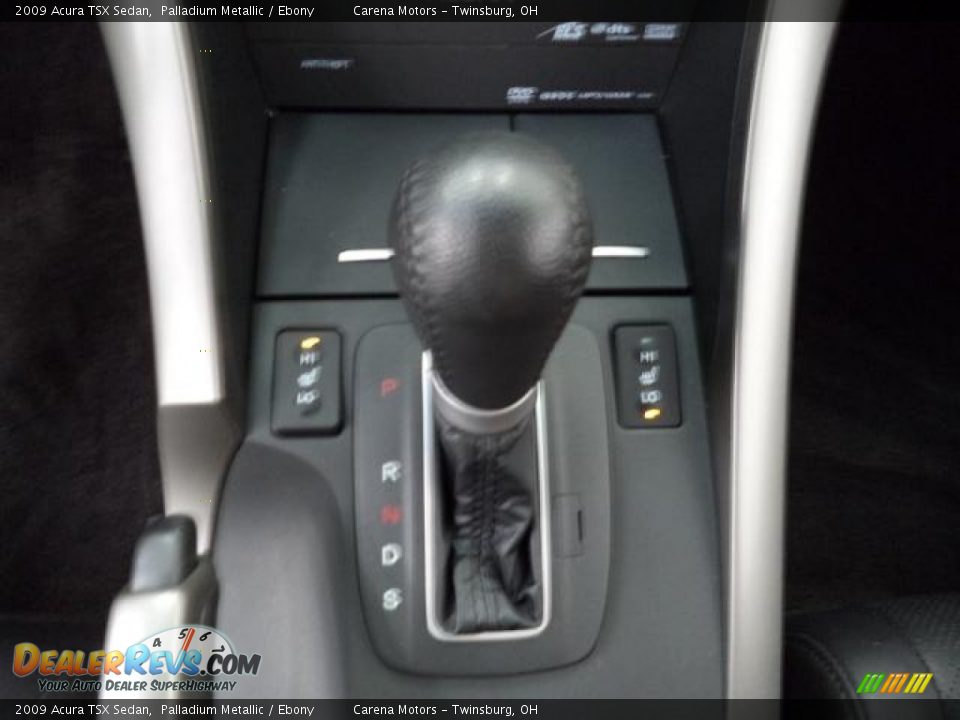 2009 Acura TSX Sedan Palladium Metallic / Ebony Photo #18