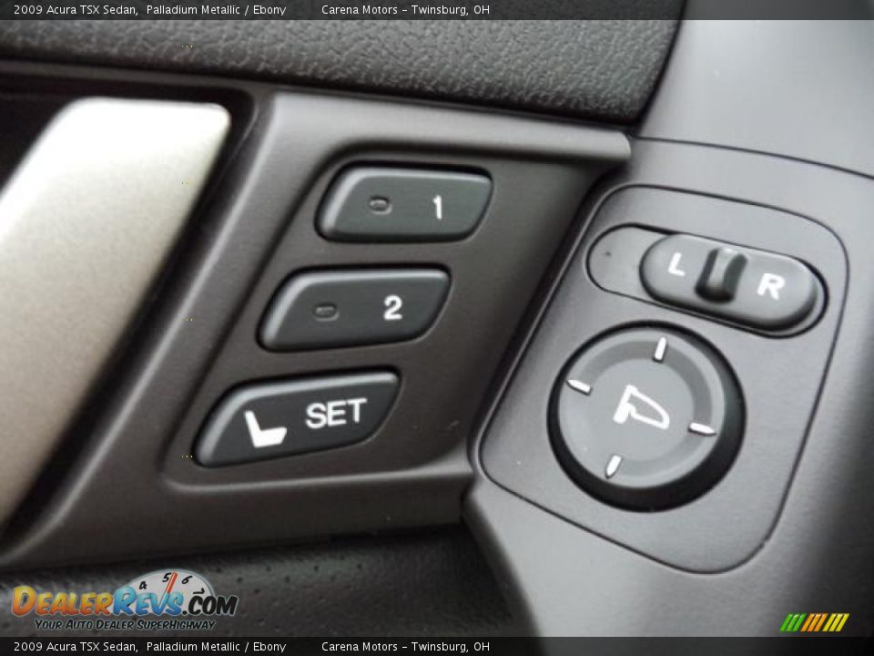 2009 Acura TSX Sedan Palladium Metallic / Ebony Photo #24