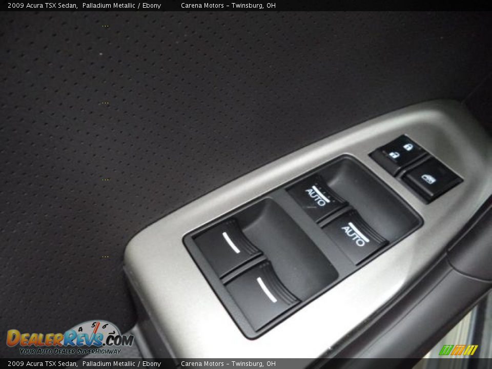 2009 Acura TSX Sedan Palladium Metallic / Ebony Photo #25