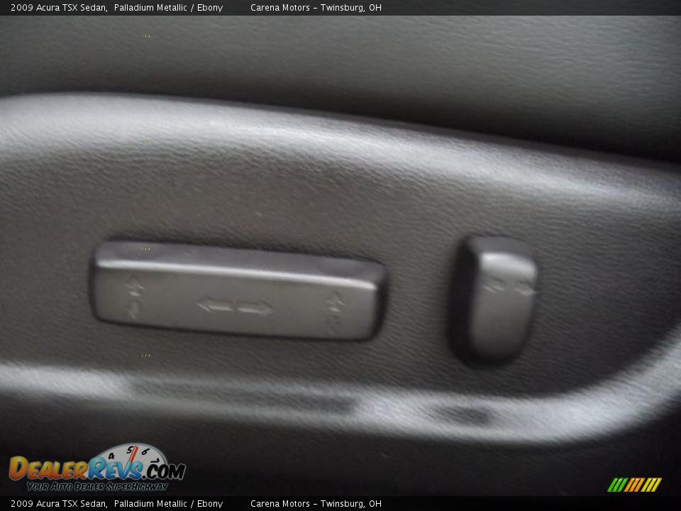 2009 Acura TSX Sedan Palladium Metallic / Ebony Photo #27