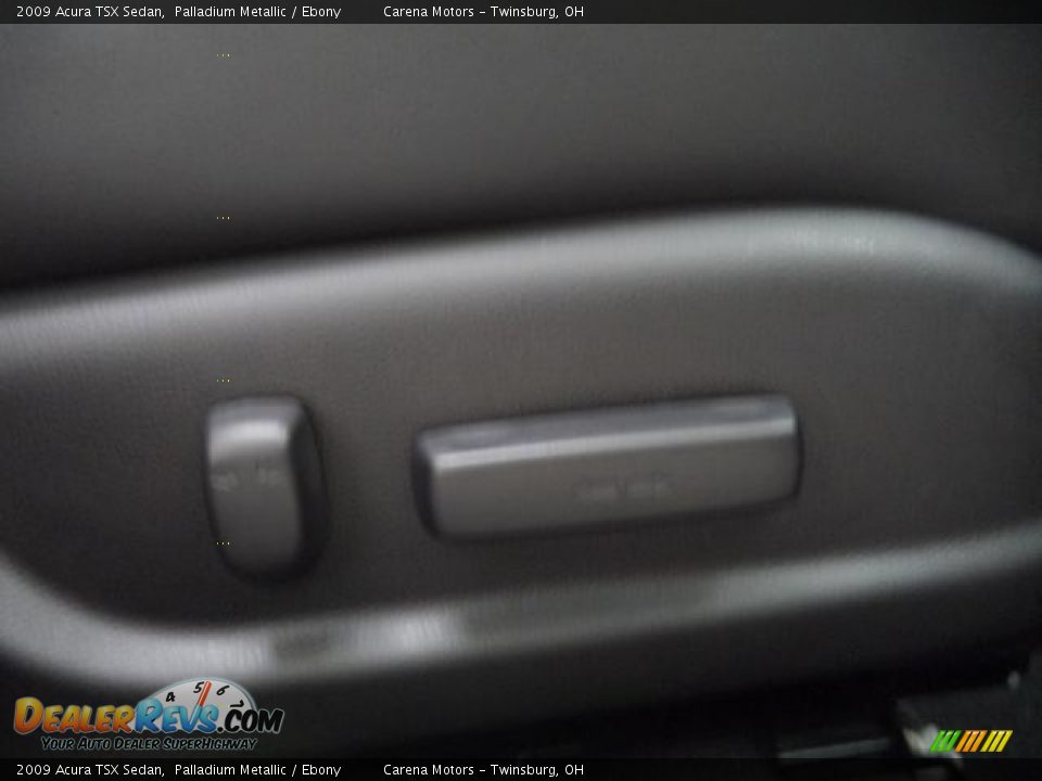 2009 Acura TSX Sedan Palladium Metallic / Ebony Photo #29