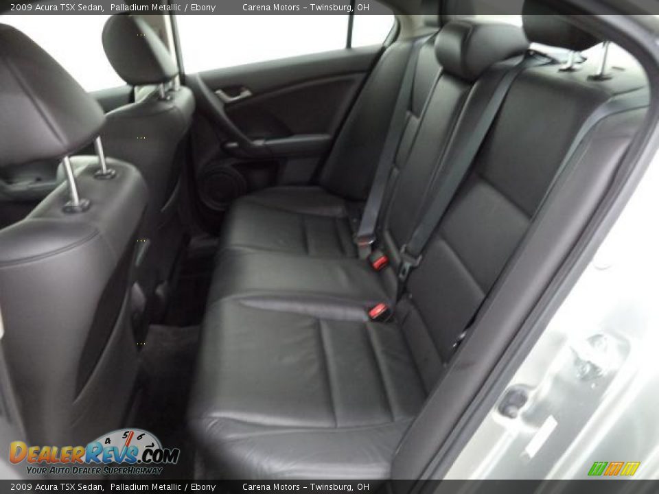 2009 Acura TSX Sedan Palladium Metallic / Ebony Photo #32